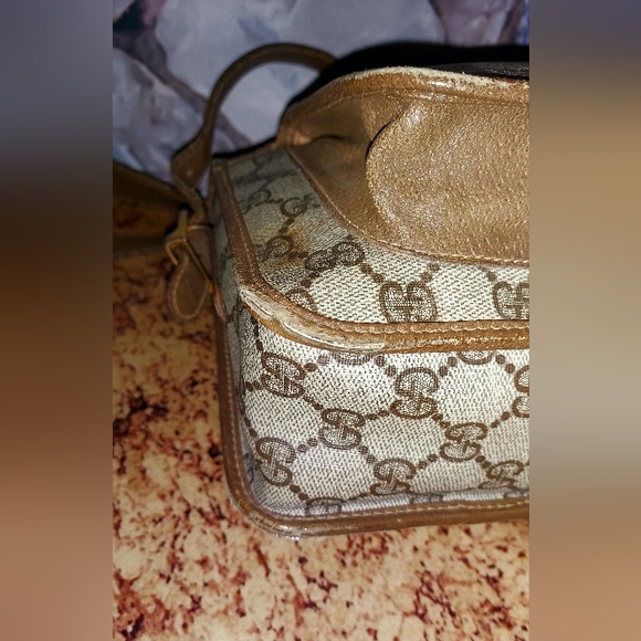 Vintage Gucci GG Monogram Supreme Crossbody Shoulder Handbag - Picture 10 of 13